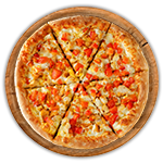 Cheese & Fresh Tomato Pizza 